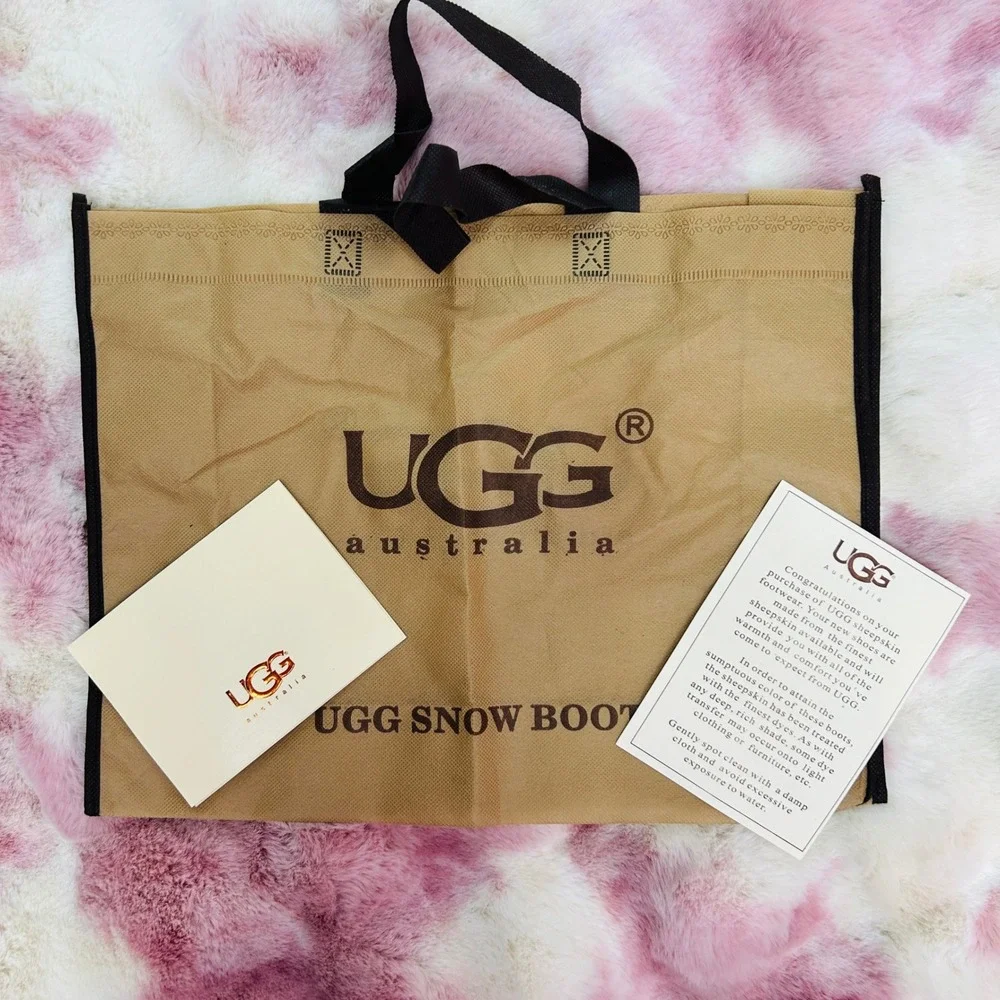 UGG Priya Platform Women's 7.5 Sneaker Boots Shearling Lined Chestnut Suede New
